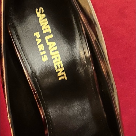 Saint Laurent Brown Leopard Heels - Picture 5 of 13